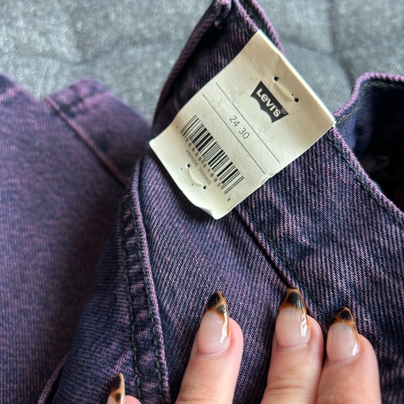 NWT Levi’s 501 90s Women’s purple acid wash - Picture 6 of 6